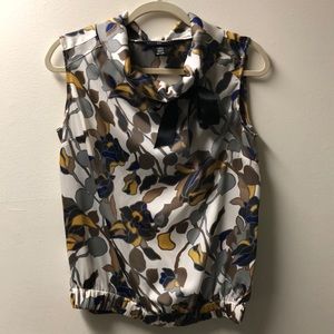 Never worn sleeveless cowlneck blouse